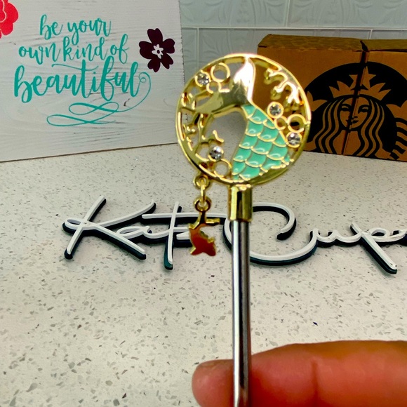 Starbucks Stir Rod/Stick with Mermaid Tail handle, China - Picture 2 of 5